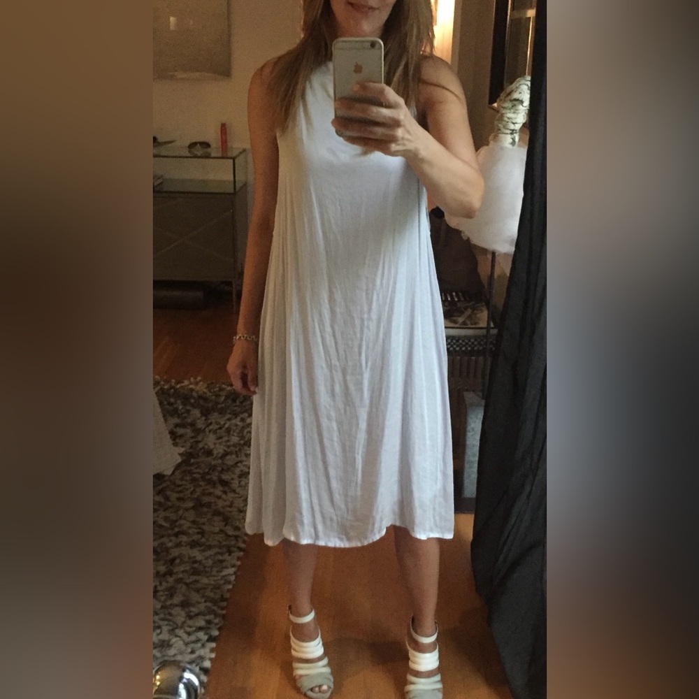 Ann Demeulemeester dress size M/38, grey blue designer cocktail dress.